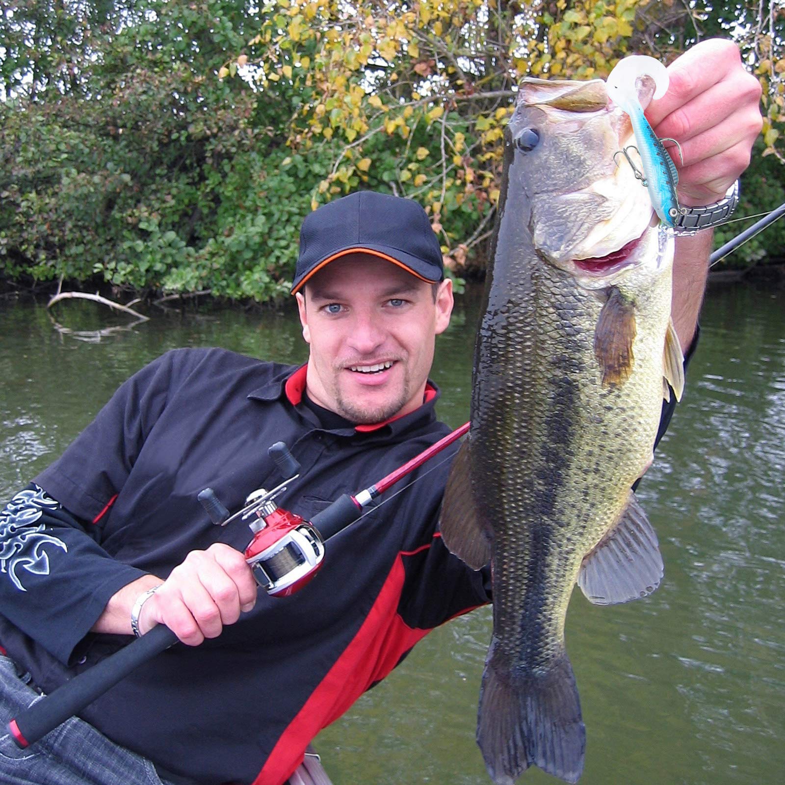 Foto 7 pulgar | Señuelos De Pesca Skylety De Plástico Blando Para Lubina, 12 Piezas - Venta Internacional.
