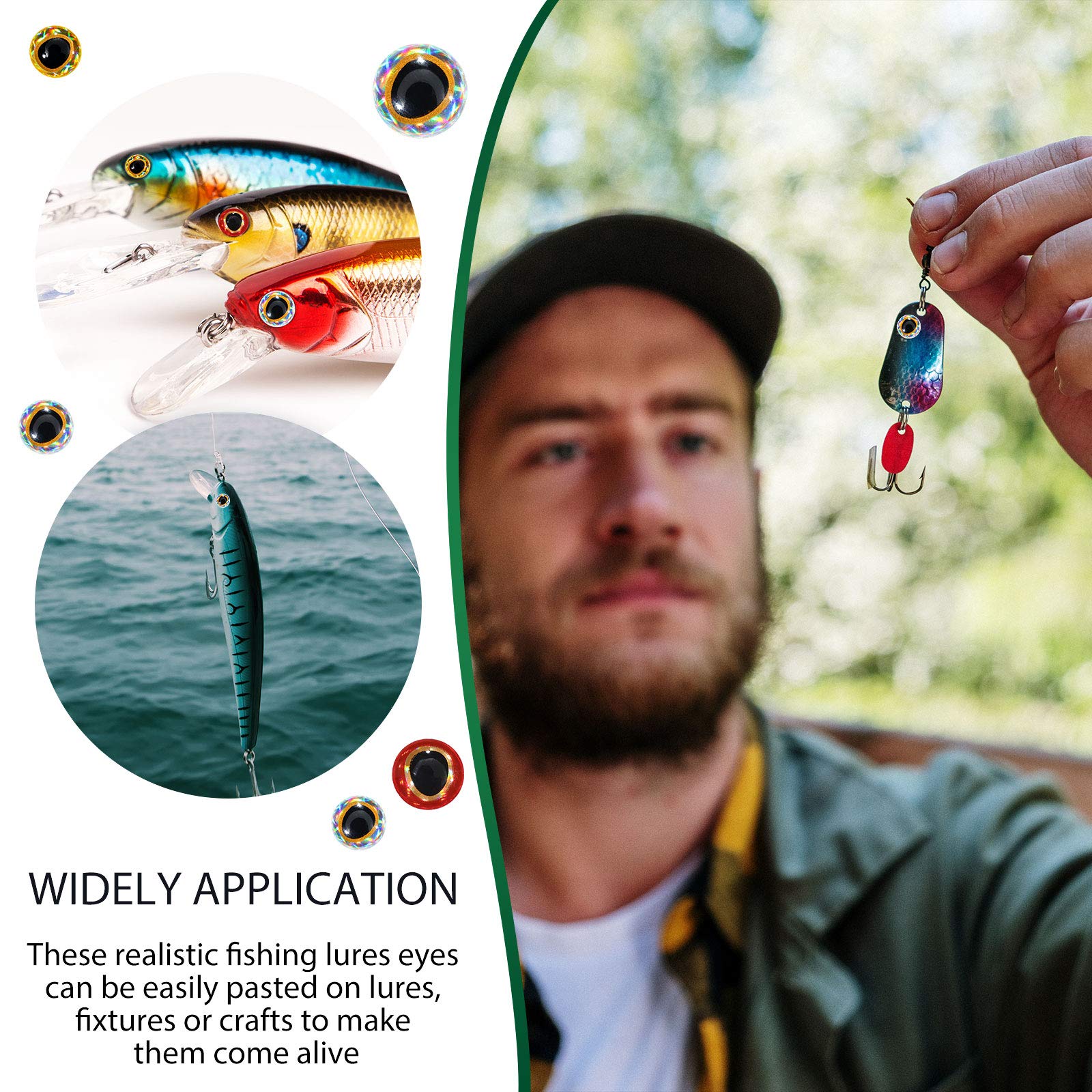 Foto 4 | Fishing Lure Eyes Skylety 600 Piezas Con Pinzas Para Cebo Hecho A Mano - Venta Internacional.