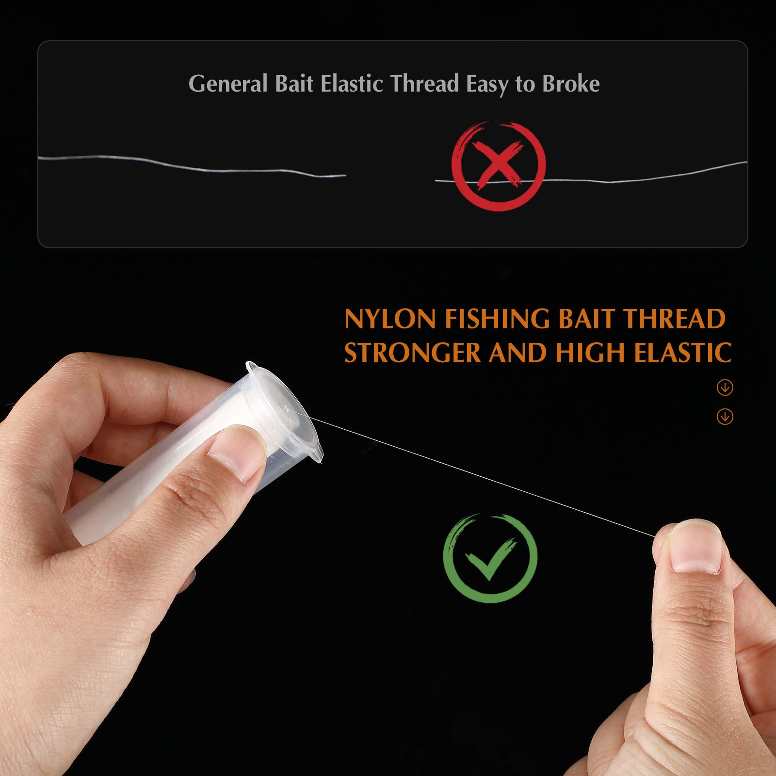 Foto 4 | Hilo De Pesca Skylety Elástico Invisible De Nailon, 0,2 Mm, 200 M - Venta Internacional.