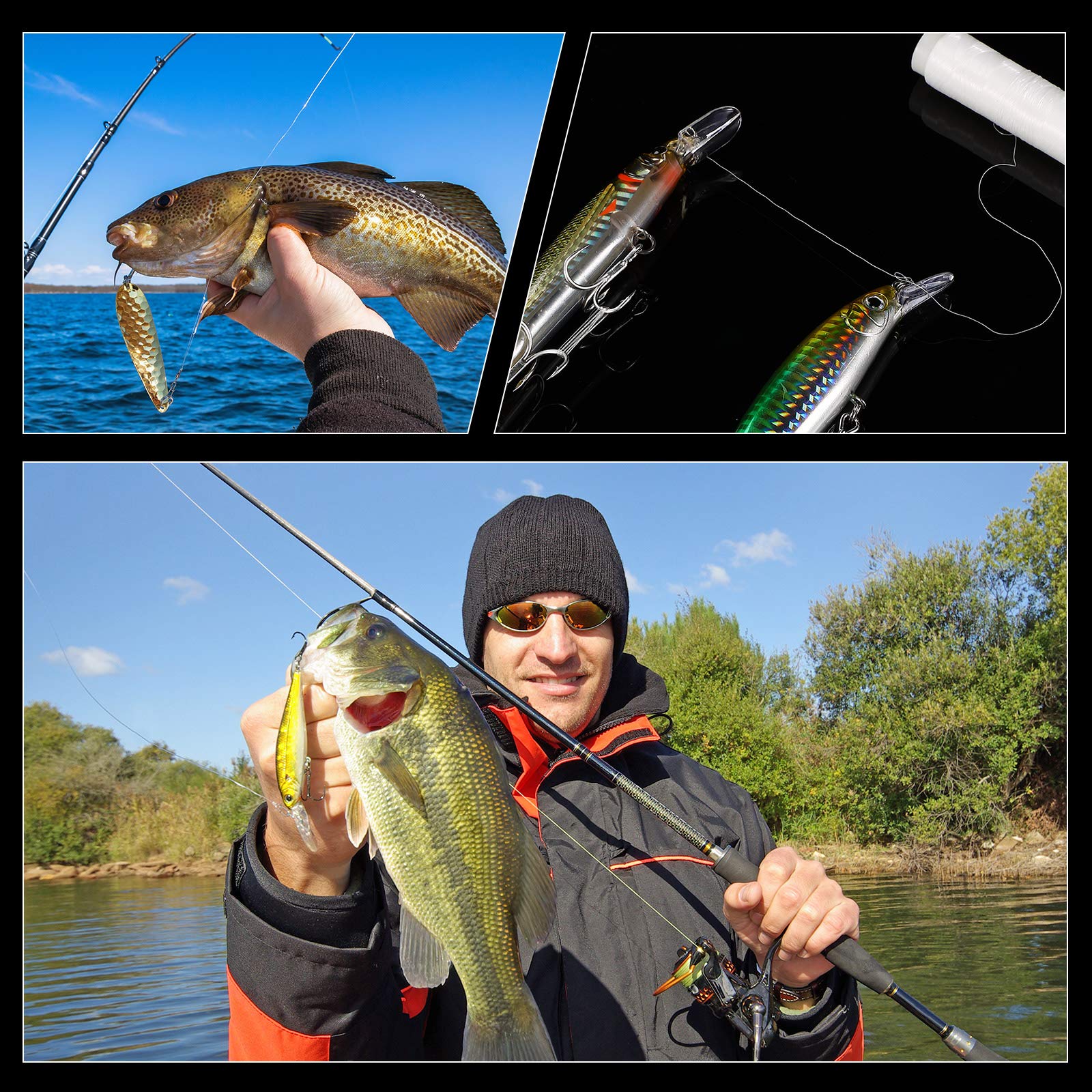 Foto 5 | Hilo De Pesca Skylety Elástico Invisible De Nailon, 0,2 Mm, 200 M - Venta Internacional.