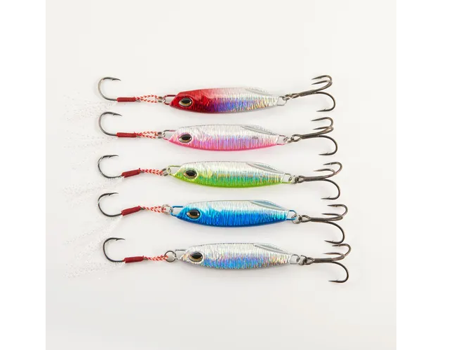 Foto 3 | 5pcs Xtellar Jigs 30g Señuelos Cebo Pesca Lance Largo Láser Lago Mar