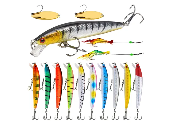 Foto 2 pulgar | 14pcs Xtellar Señuelos De Pesca Curricanes De Pesca Mar Cebo Duro