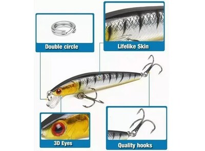 Foto 3 | 14pcs Xtellar Señuelos De Pesca Curricanes De Pesca Mar Cebo Duro