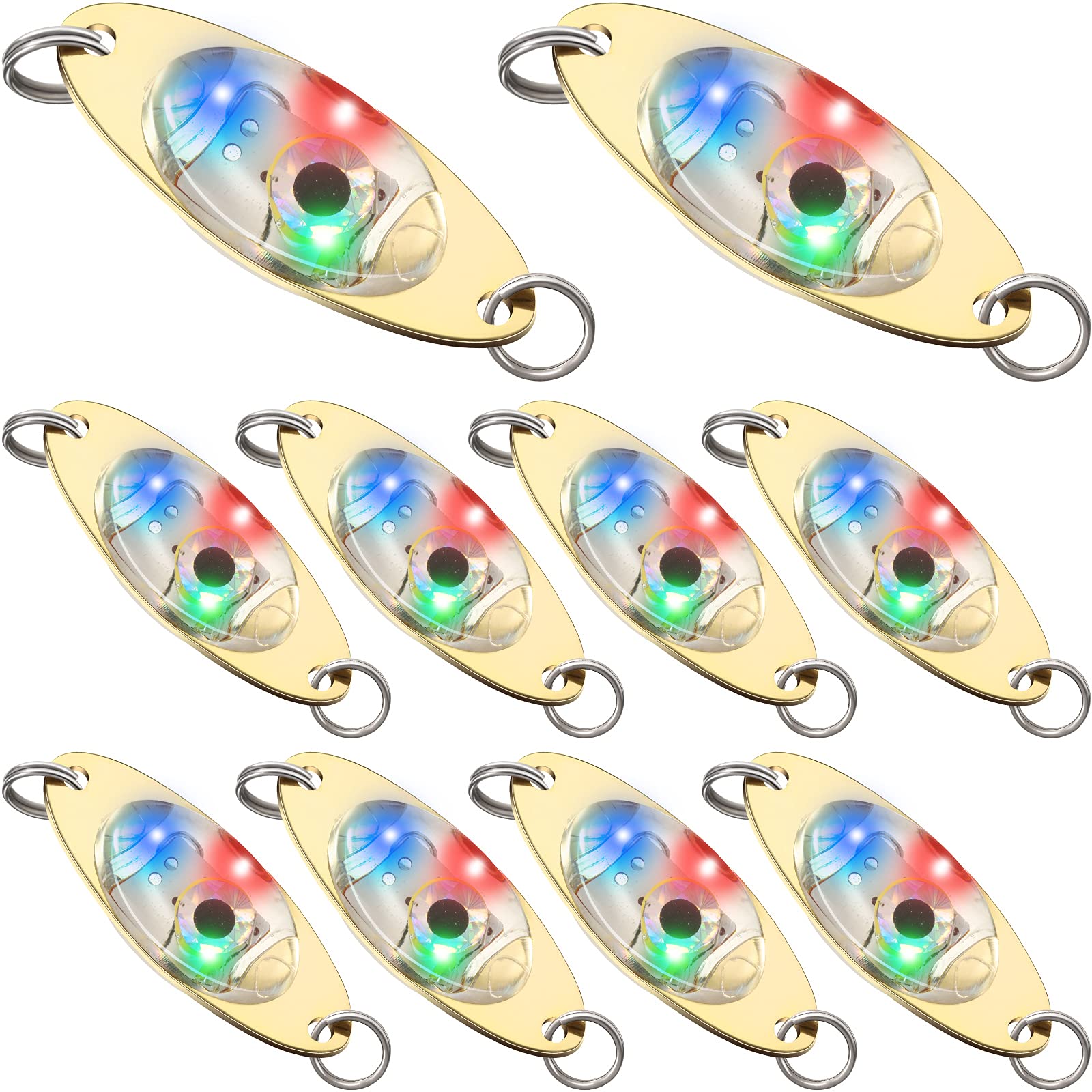 Foto 2 pulgar | Señuelos Led De Pesca Skylety Flasher Bait, 20 Unidades, Para Agua Salada - Venta Internacional.