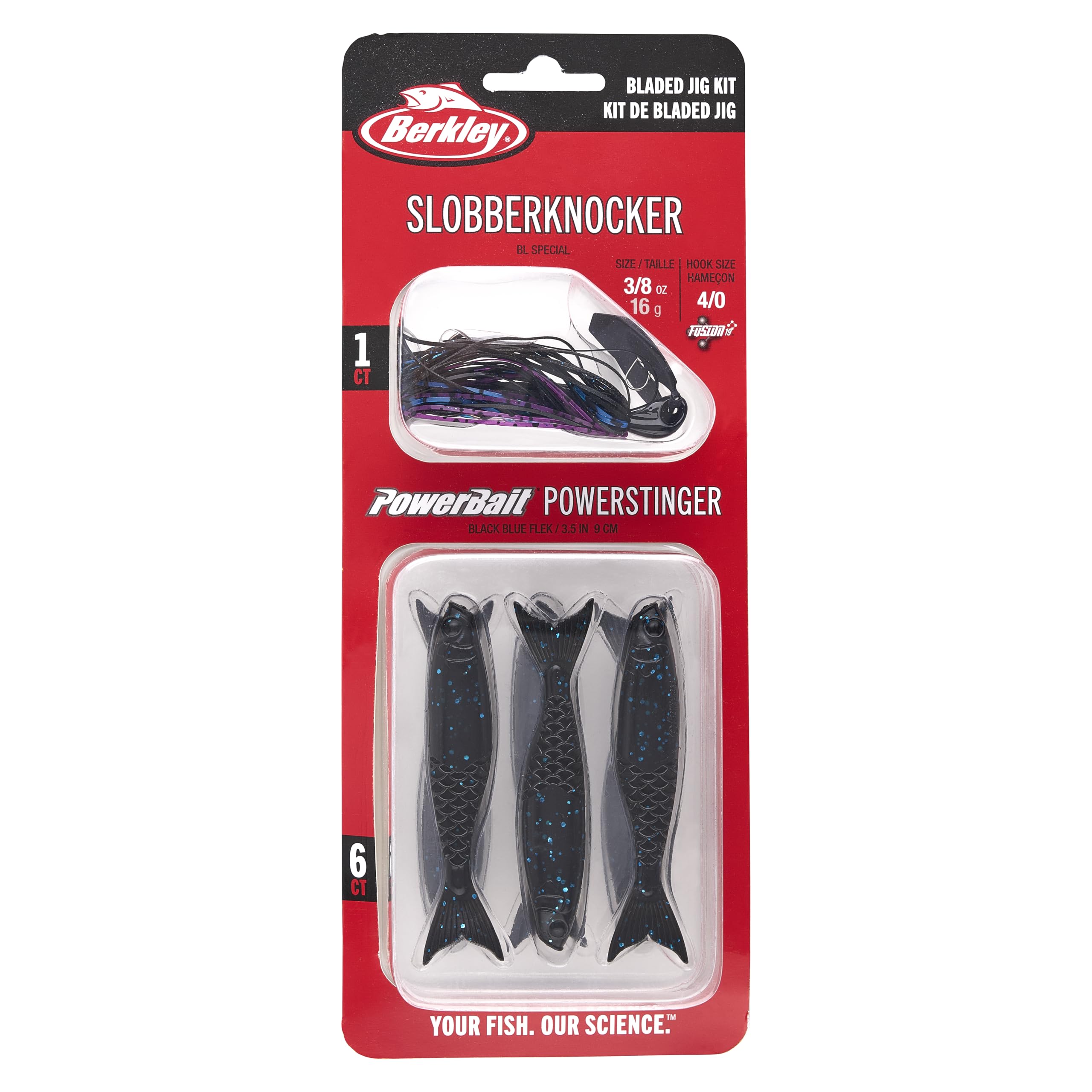 Foto 2 pulgar | Kit De Cebo Blando Para Pesca Berkley Slobberknocker Y Powerstinger - Venta Internacional.