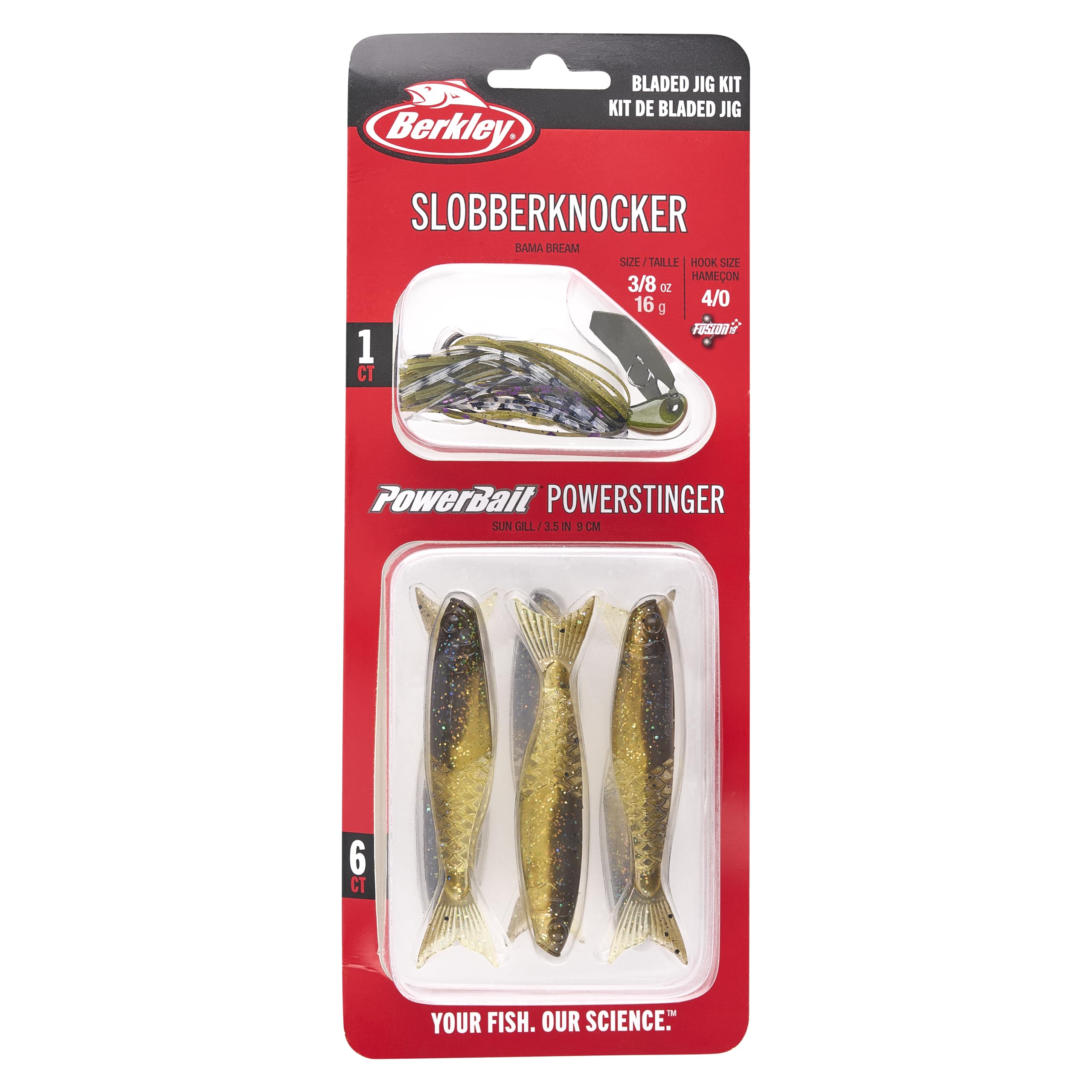 Foto 2 pulgar | Kit De Cebo Blando Para Pesca Berkley Slobberknocker Y Powerstinger - Venta Internacional.