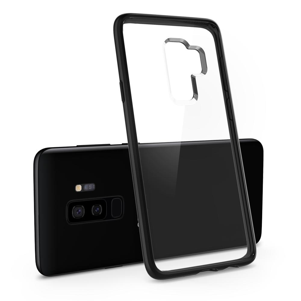 Funda Spigen Ultra Hybrid Para Samsung S9 Plus Transparente Contorno Negro