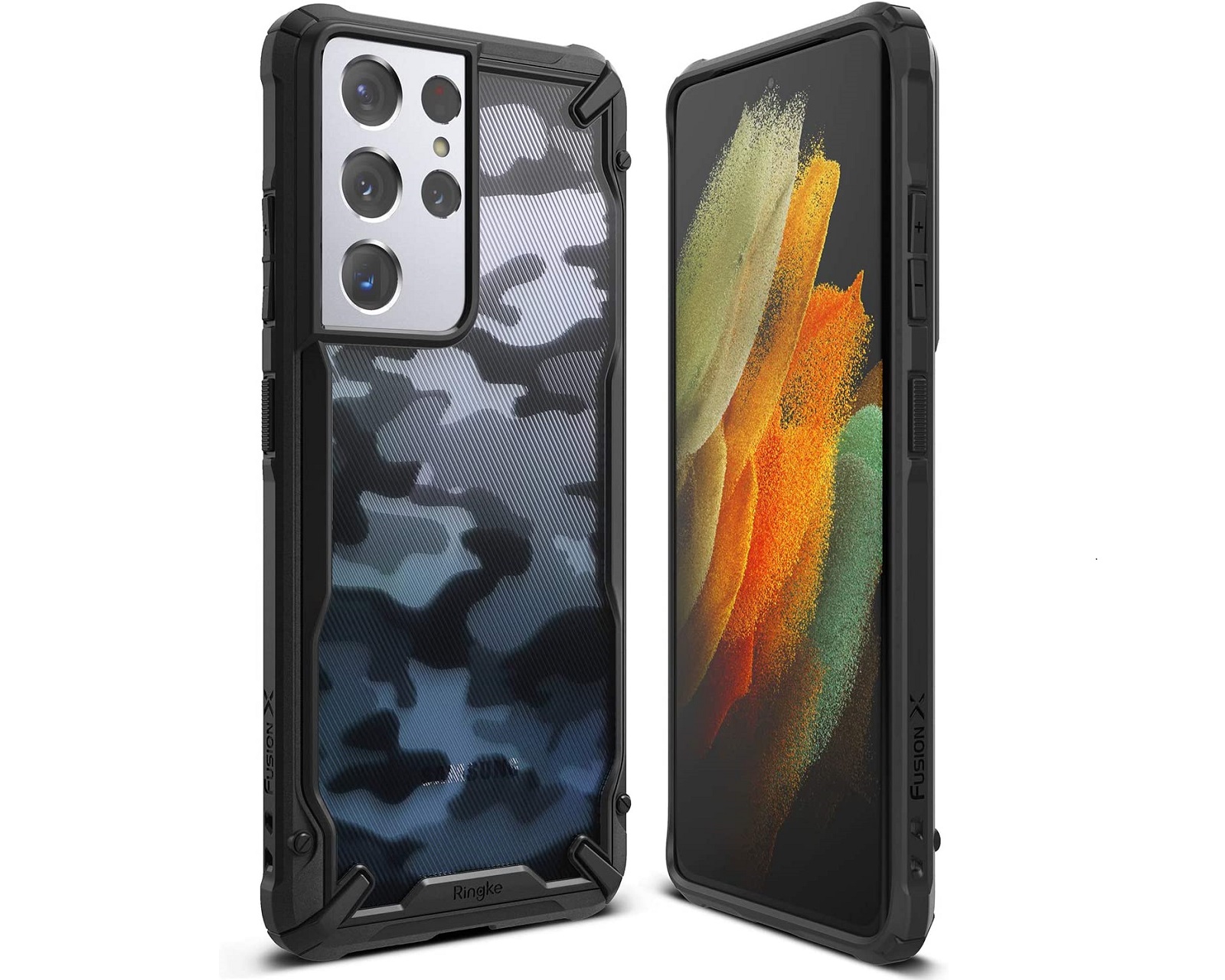 Foto 2 pulgar | Funda Case Ringke para Samung Galaxy S21 Ultra 5g color Negro