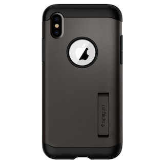 Foto 1 | Protector Spigen Iphone Xs Max Slim Armor Gunmetal
