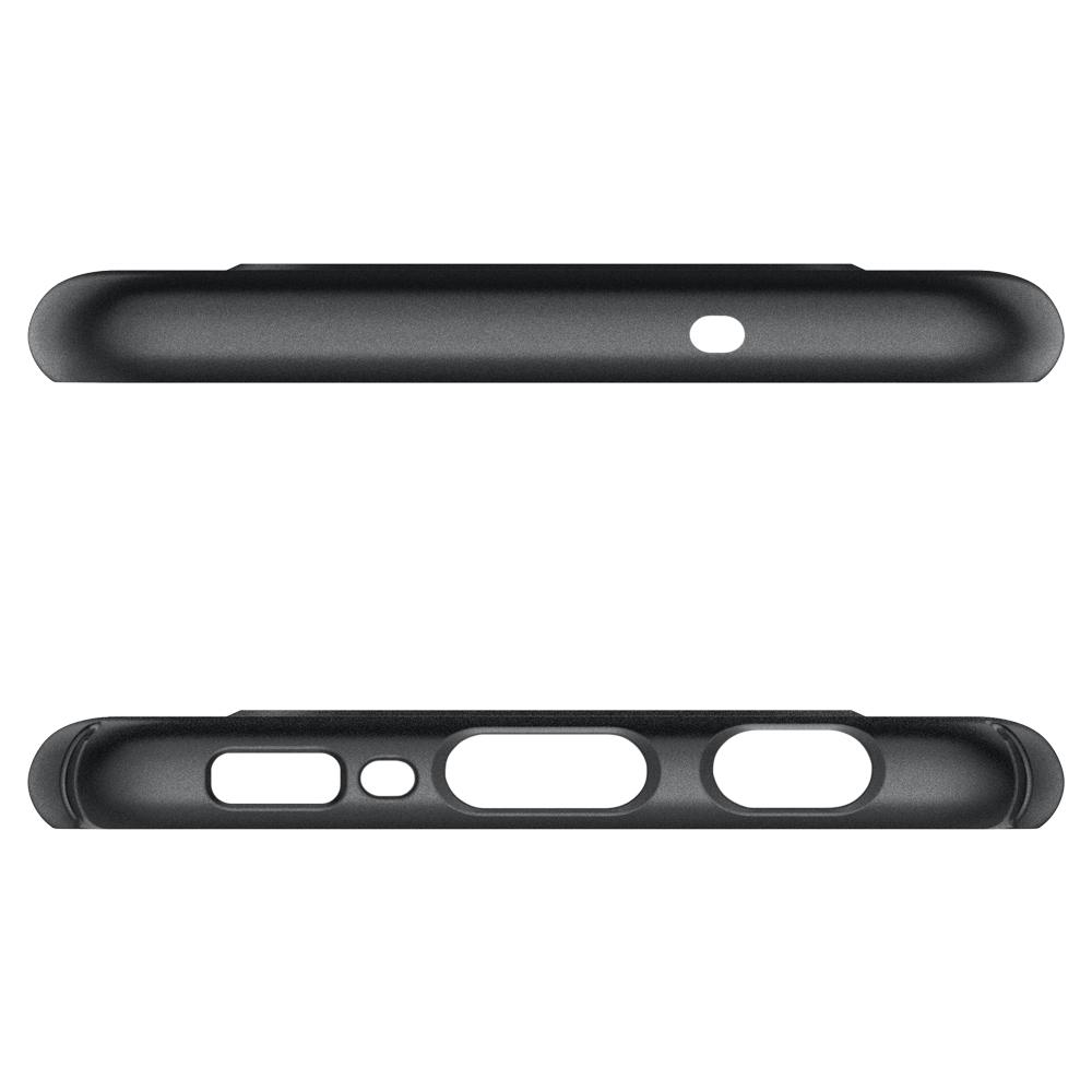 Foto 4 pulgar | Funda Spigen Thin Fit color Gris para Samsung Galaxy S10e