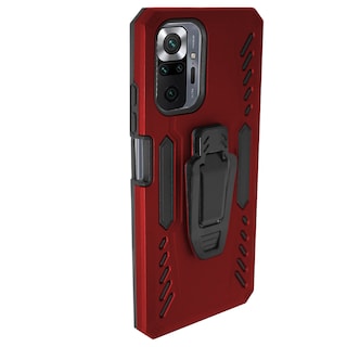 Foto 2 | Funda State22 para Redmi Note 10/ 10s con Cristal 5d/ Trax color Rojo