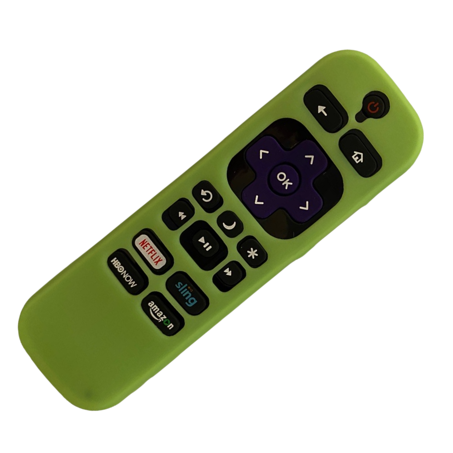 Foto 2 pulgar | Funda Universal Case para Control Remoto Roku Stick Insignia Roku Tv y Sharp Roku Tv color Verde