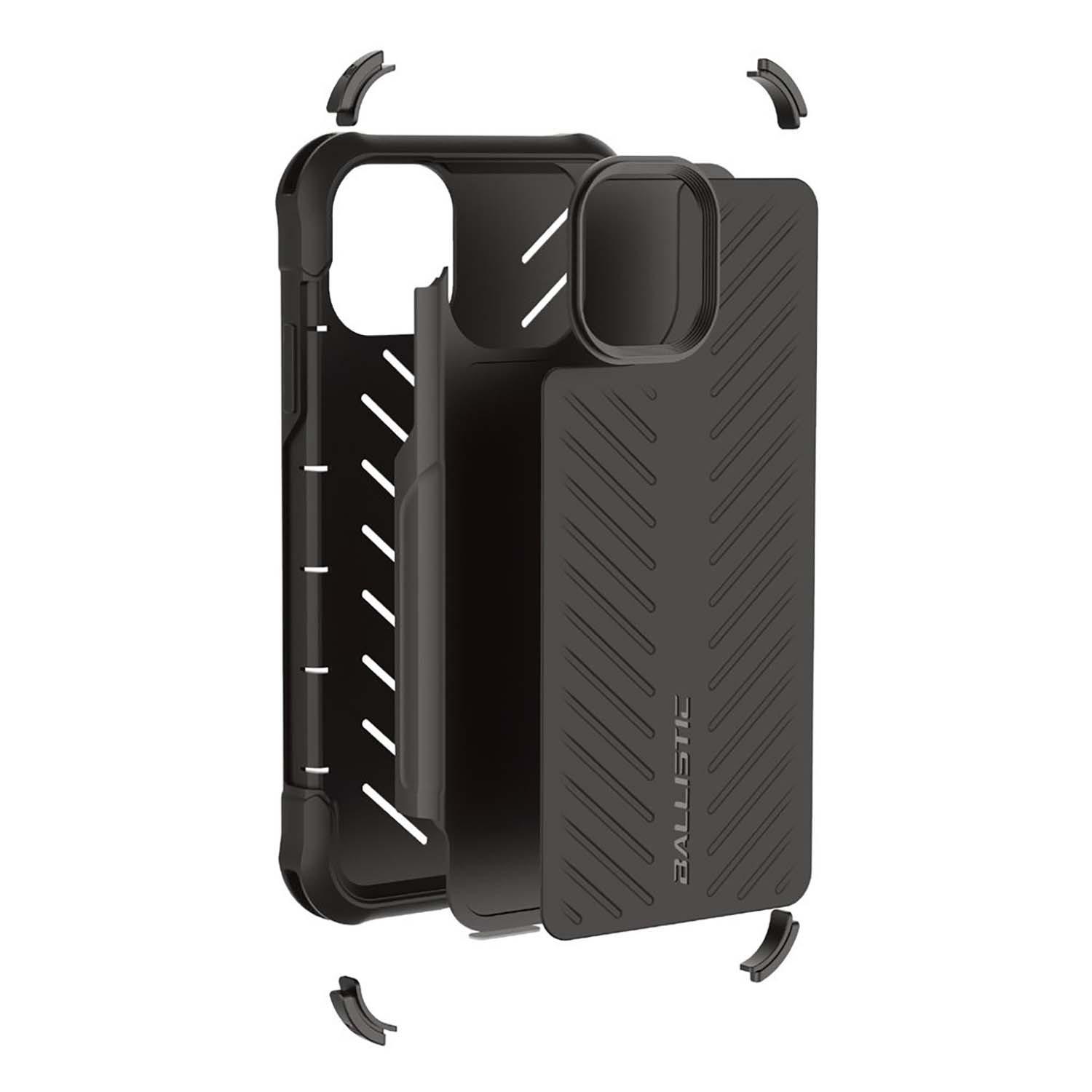 Foto 2 | Funda Ballistic Tj para iPhone 11 Pro Max color Negro Protector Uso Rudo