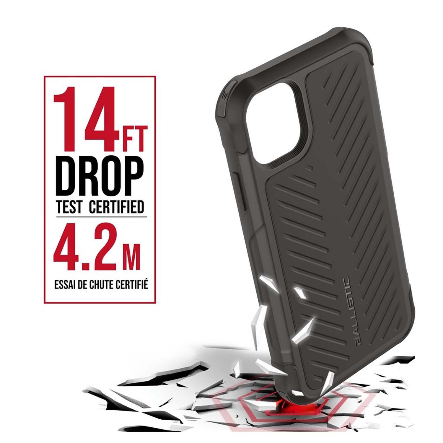 Foto 4 pulgar | Funda Ballistic Tj para iPhone 11 Pro Max color Negro Protector Uso Rudo