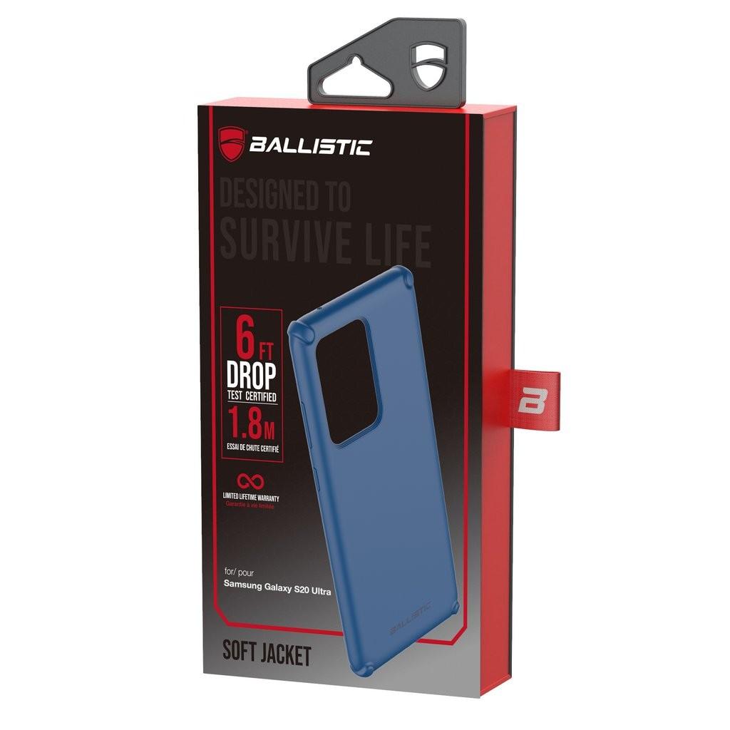 Foto 3 pulgar | Funda Ballistic Soft para Samsung S20 Ultra color Azul