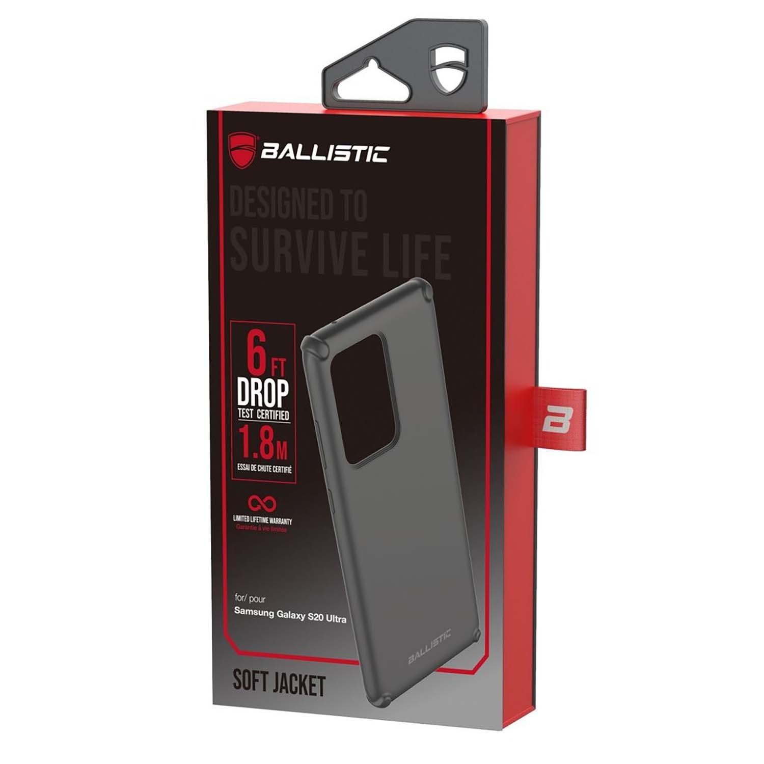 Foto 4 pulgar | Funda Ballistic Soft para Samsung S20 Ultra color Negro