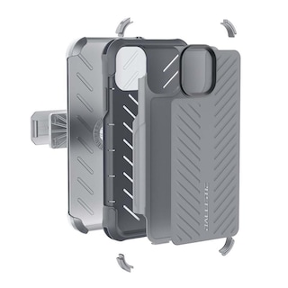 Foto 2 | Funda Ballistic Tj Maxx para iPhone 11 color Gris Protector Uso Rudo con Clip