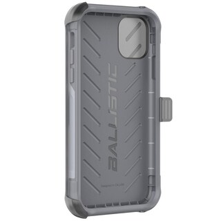 Foto 5 | Funda Ballistic Tj Maxx para iPhone 11 color Gris Protector Uso Rudo con Clip