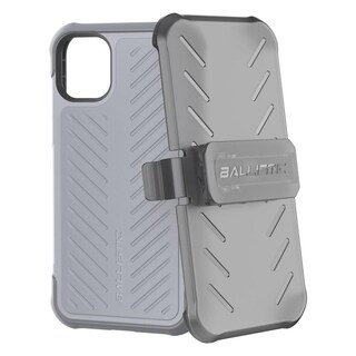 Foto 6 | Funda Ballistic Tj Maxx para iPhone 11 color Gris Protector Uso Rudo con Clip