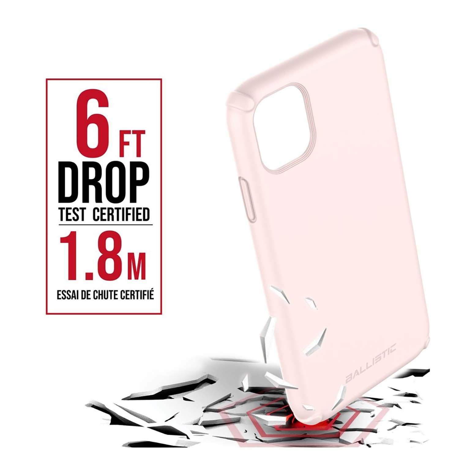 Foto 4 pulgar | Funda Ballistic Soft para iPhone 11 Pro Max color Rosa