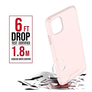 Foto 3 | Funda Ballistic Soft para iPhone 11 Pro Max color Rosa