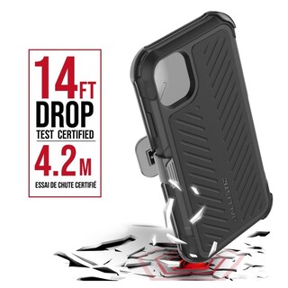 Foto 3 | Funda Ballistic Tj Maxx para iPhone 11 Pro color Negro Protector Uso Rudo con Clip