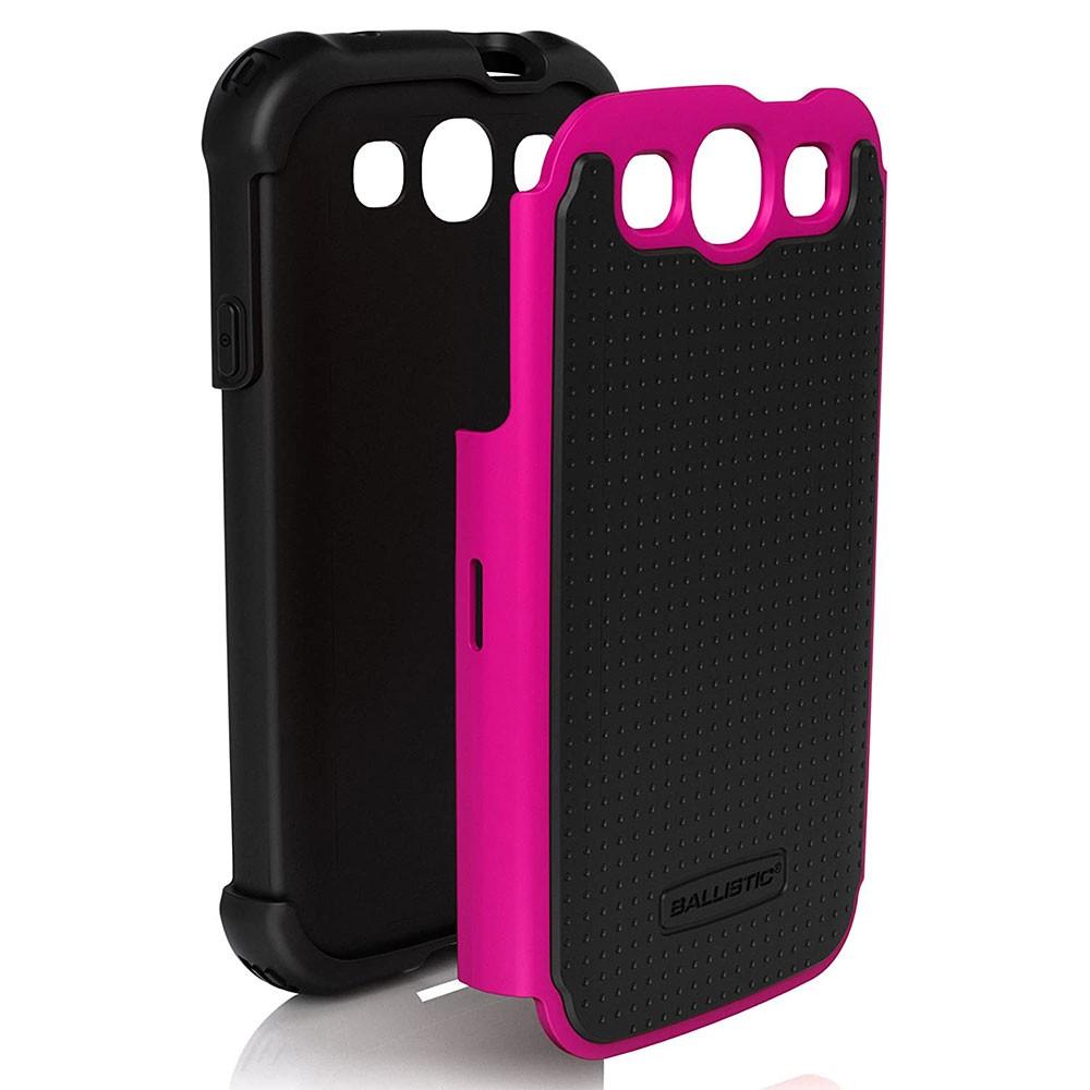 Foto 3 pulgar | Funda Ballistic Sg para Samsung Galaxy S3 I9300 color Rosa/Negro