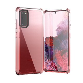 Foto 1 | Funda Ballistic Jewel para Samsung S20 color Rosa Transparente Protector Uso Rudo