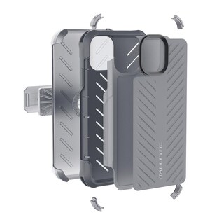Foto 2 | Funda Ballistic Tj Maxx para iPhone 11 Pro Max Gris Protector Uso Rudo con Clip