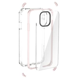 Foto 2 | Funda Ballistic Bshock para iPhone 11 Pro color Rosa Transparente