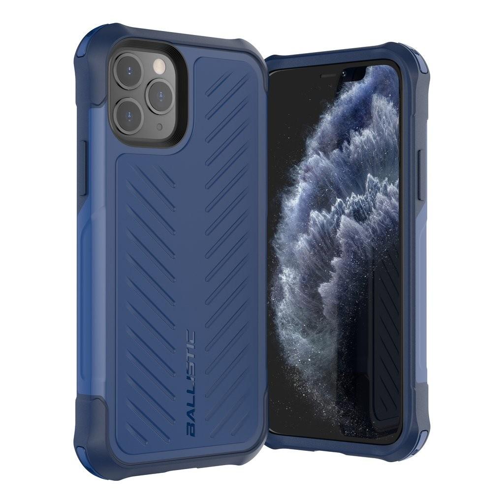 Foto 2 pulgar | Funda Ballistic Tj para iPhone 11 Pro Max color Azul Protector Uso Rudo
