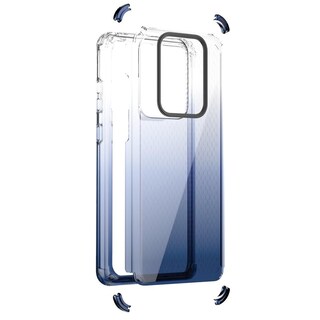 Foto 3 | Funda Ballistic Jewel para Samsung S20 Ultra color Azul Transp Protector Uso Rudo