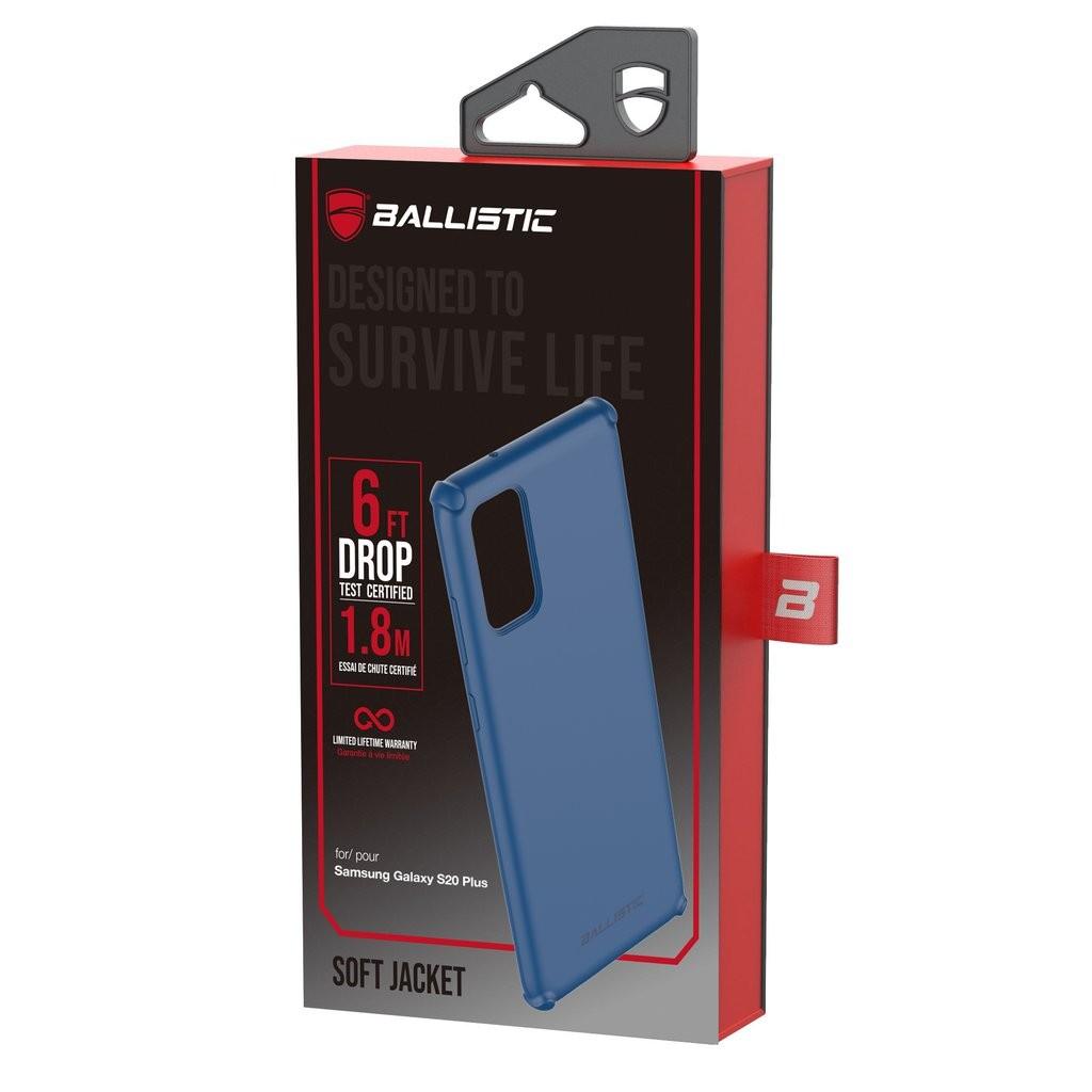 Foto 3 pulgar | Funda Ballistic Soft para Samsung S20 Plus color Azul