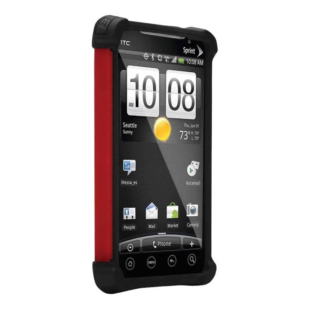 Foto 3 pulgar | Funda Ballistic Sg para Htc Evo 4g color Negro/Rojo