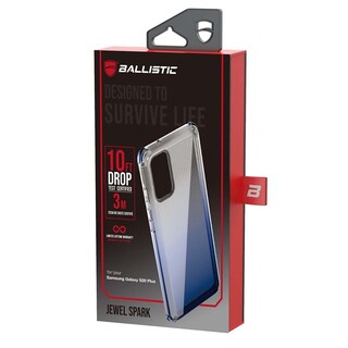 Foto 3 | Funda Ballistic Jewel para Samsung S20 Plus Transparente con Protector de Uso Rudo