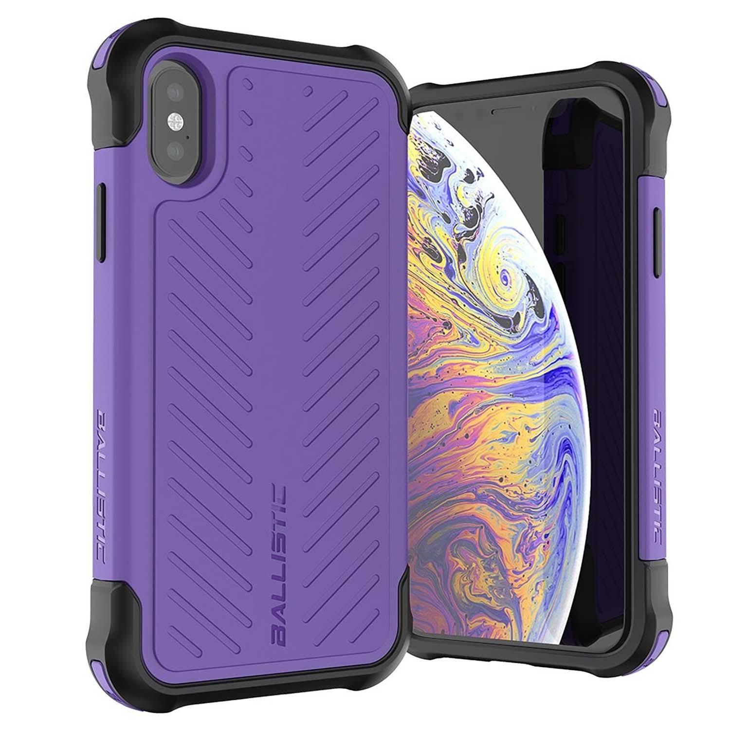 Foto 2 pulgar | Funda Ballistic Tj para iPhone XS Max color Violeta