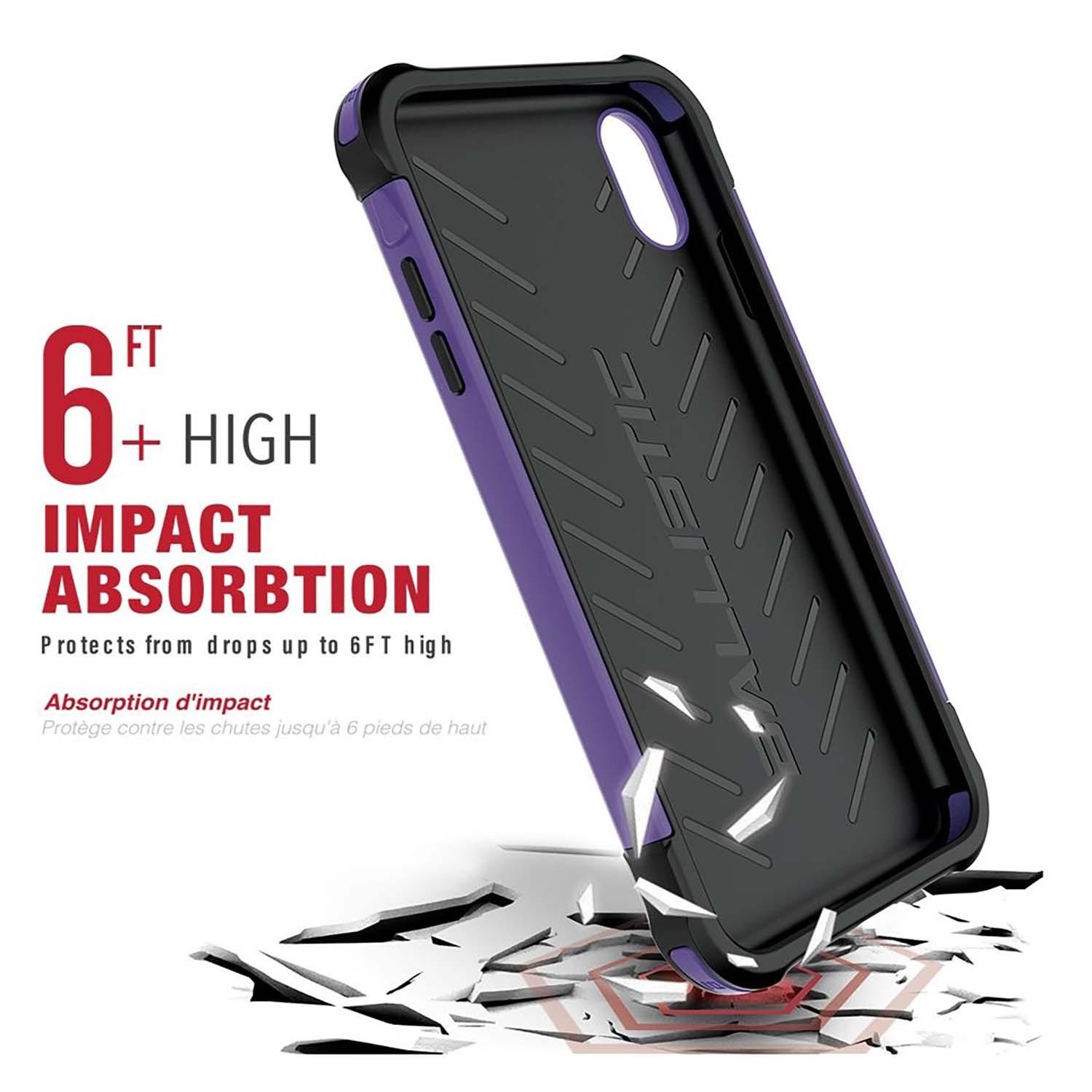 Foto 3 | Funda Ballistic Tj para iPhone XS Max color Violeta