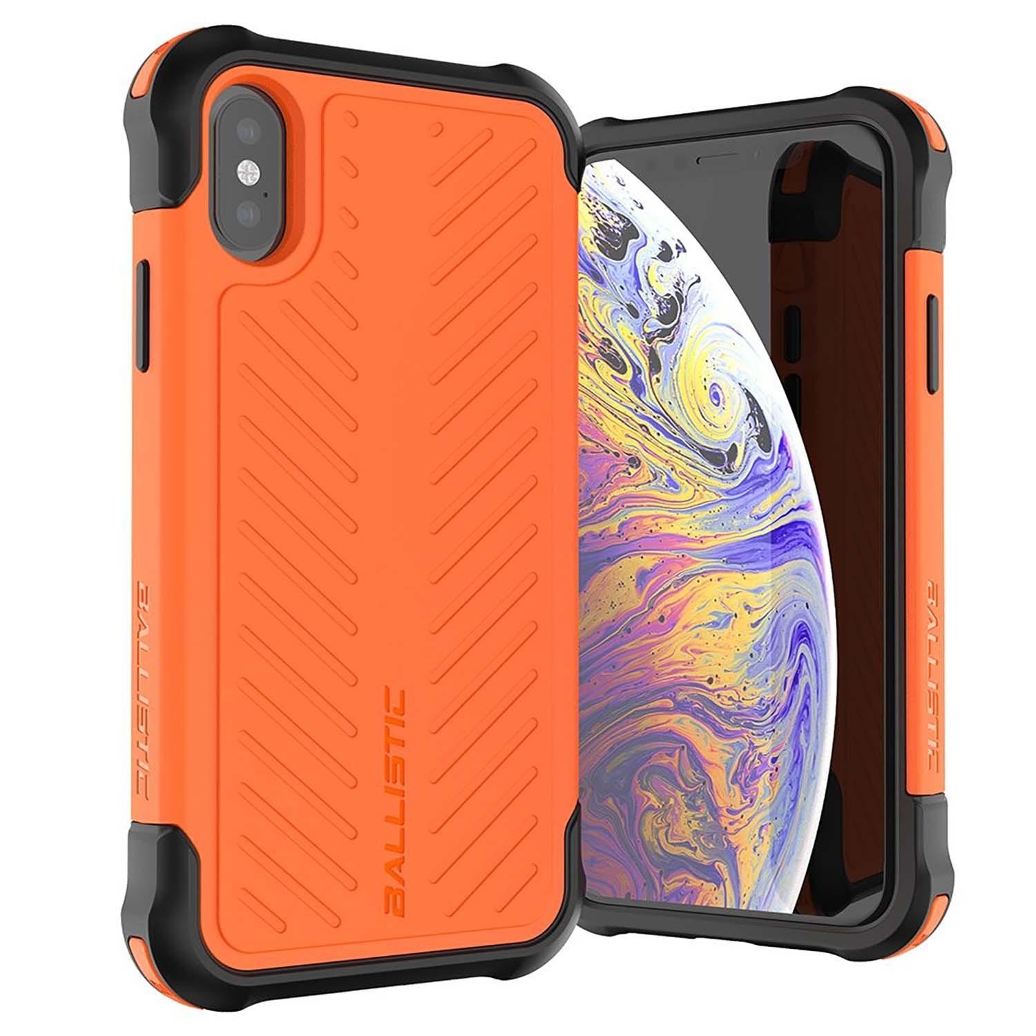 Foto 2 pulgar | Funda Ballistic Tj para iPhone XS Max color Anaranjado
