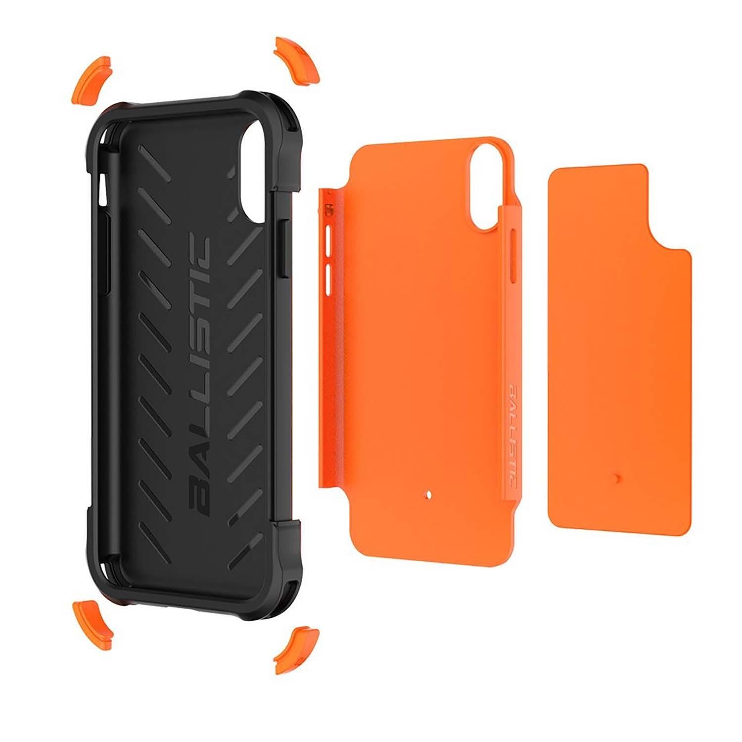 Foto 3 pulgar | Funda Ballistic Tj para iPhone XS Max color Anaranjado