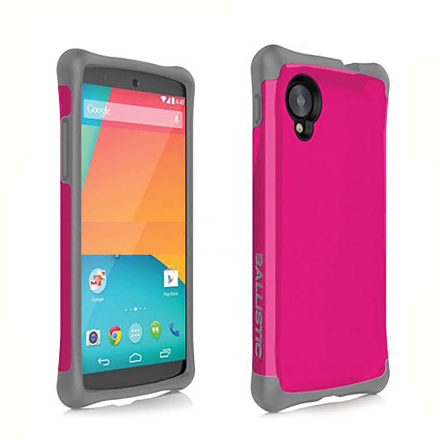 Funda Ballistic Urbanite para Lg Nexus 5 color Rosa con Gris