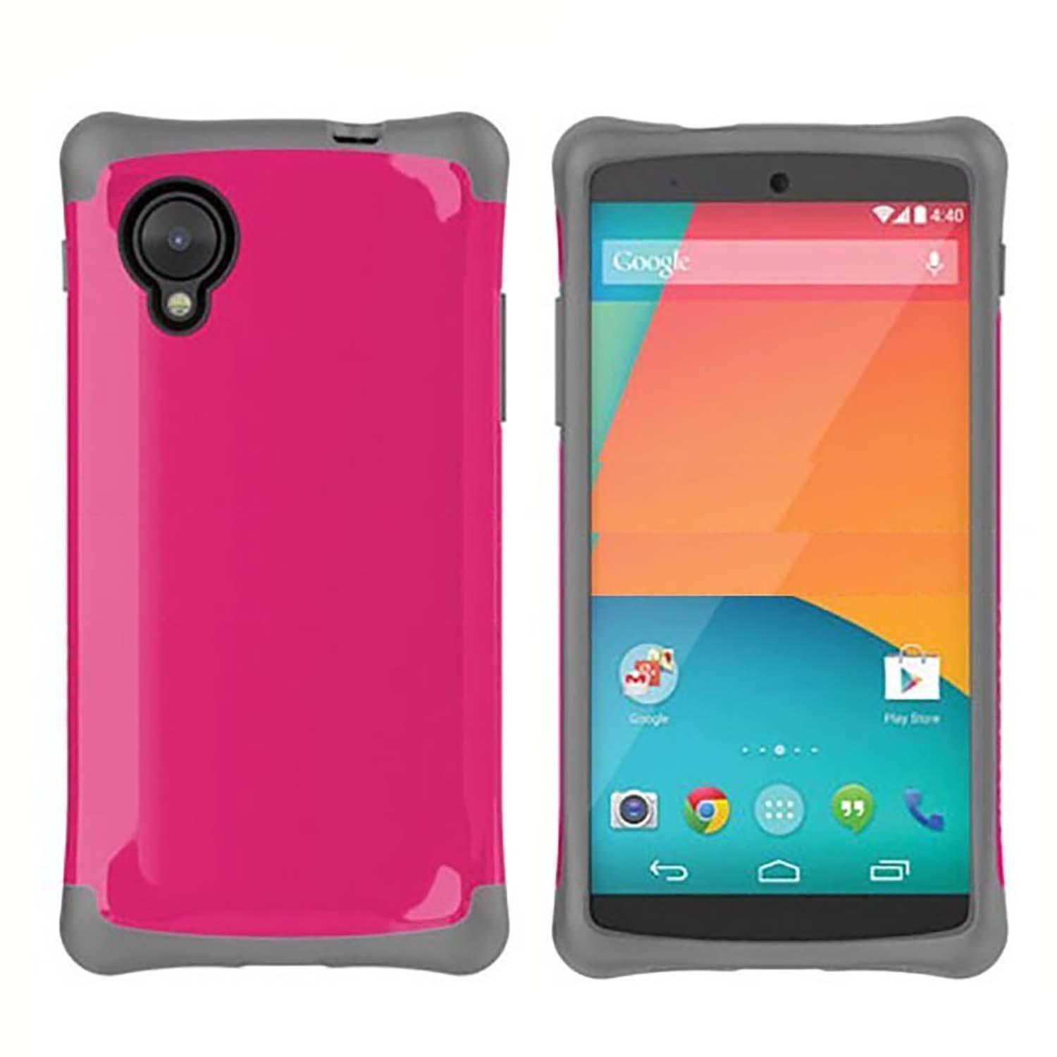 Foto 2 | Funda Ballistic Urbanite para Lg Nexus 5 color Rosa con Gris