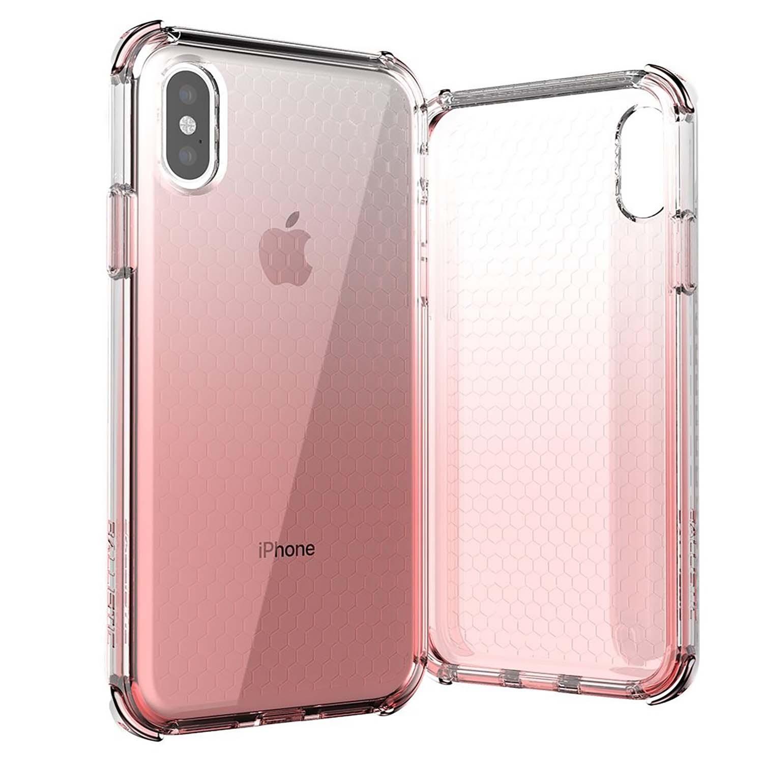 Foto 2 pulgar | Funda Ballistic Jewel para iPhone X y XS color Rosa Protector Uso Rudo