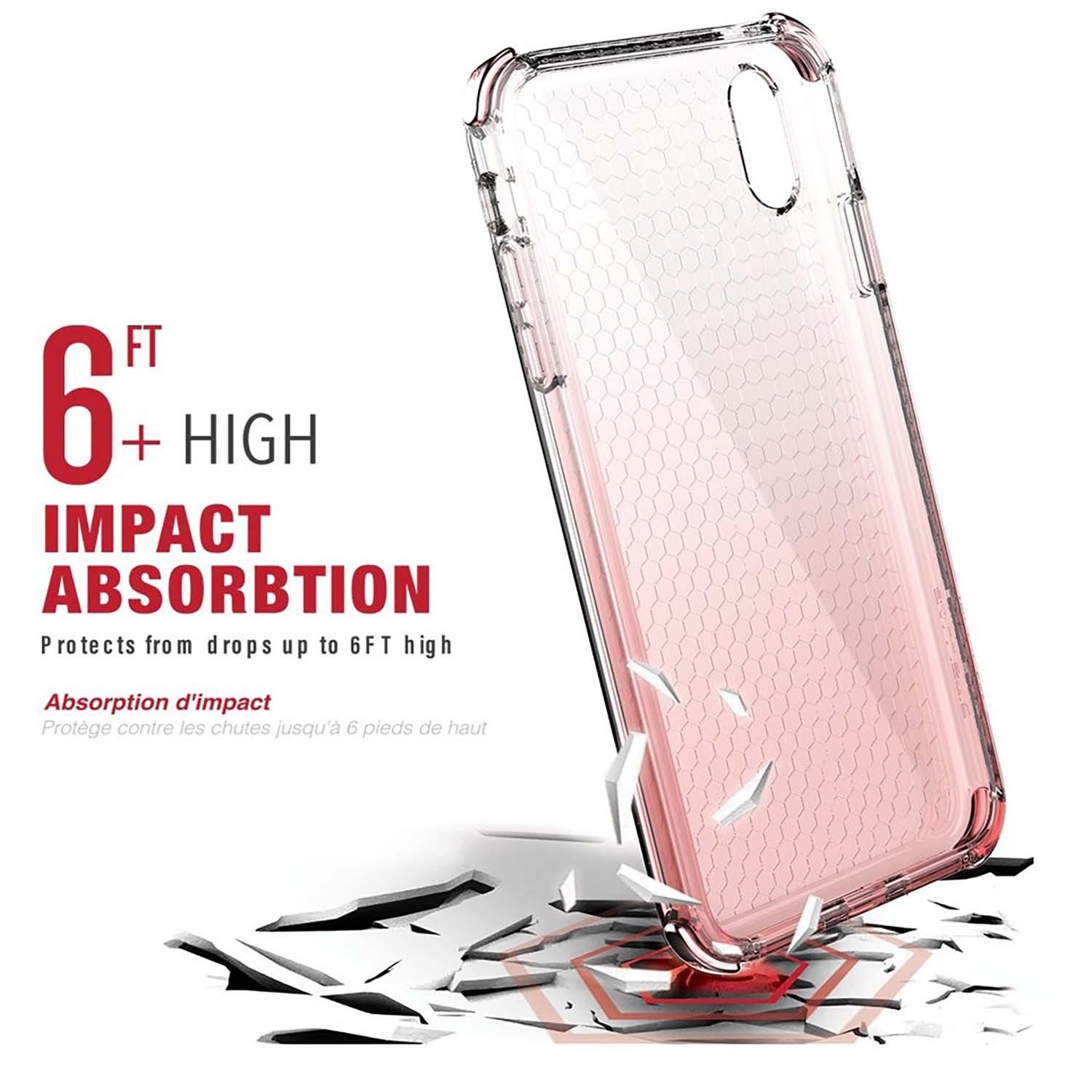 Foto 4 pulgar | Funda Ballistic Jewel para iPhone X y XS color Rosa Protector Uso Rudo