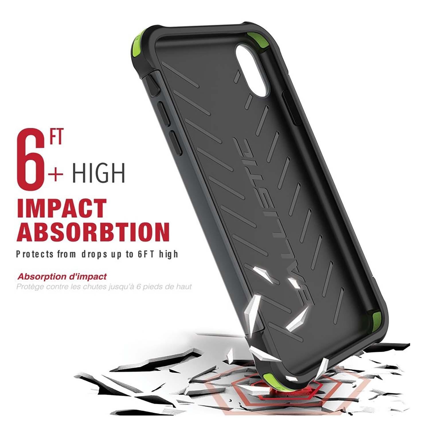 Foto 4 pulgar | Funda Ballistic Tj para iPhone XS Max color Negro