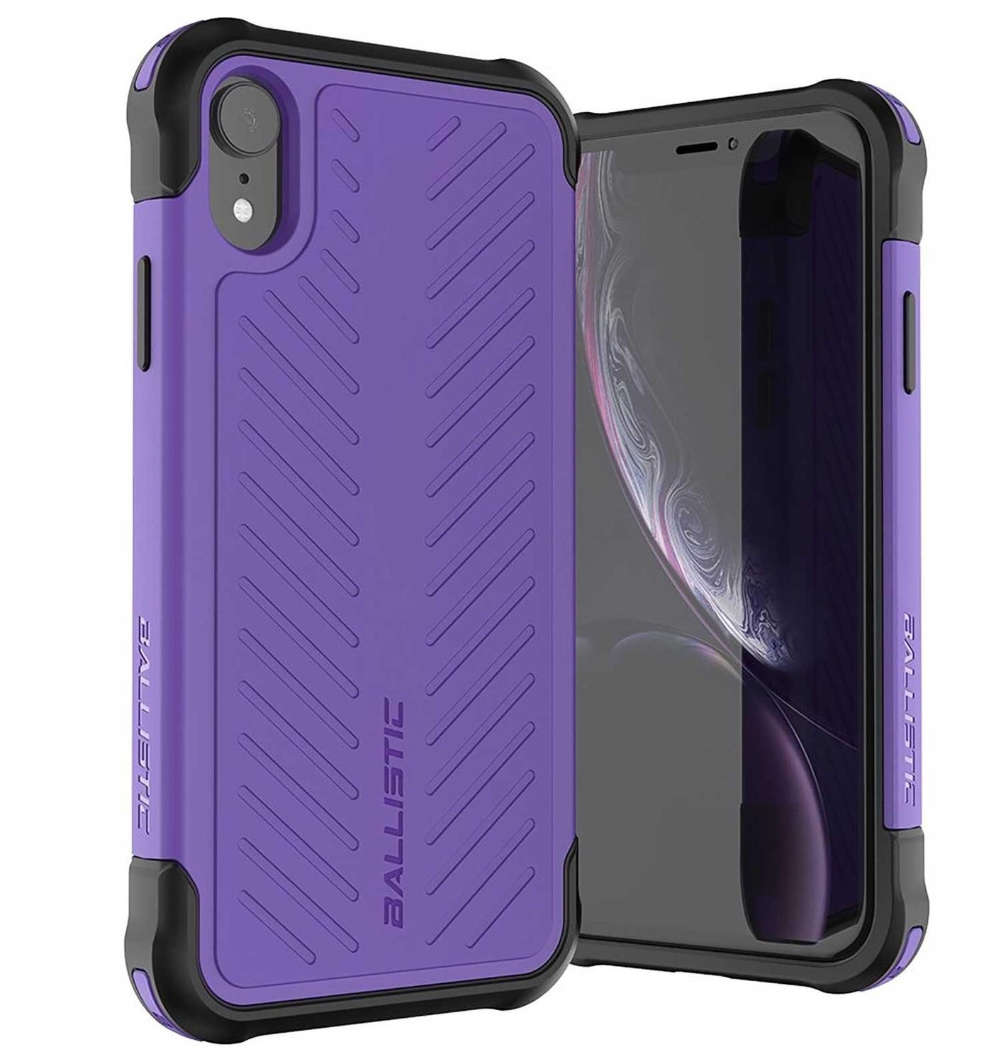 Foto 2 pulgar | Funda Ballistic Tj para Iphone Xr Púrpura