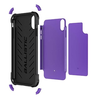 Foto 2 | Funda Ballistic Tj para Iphone Xr Púrpura