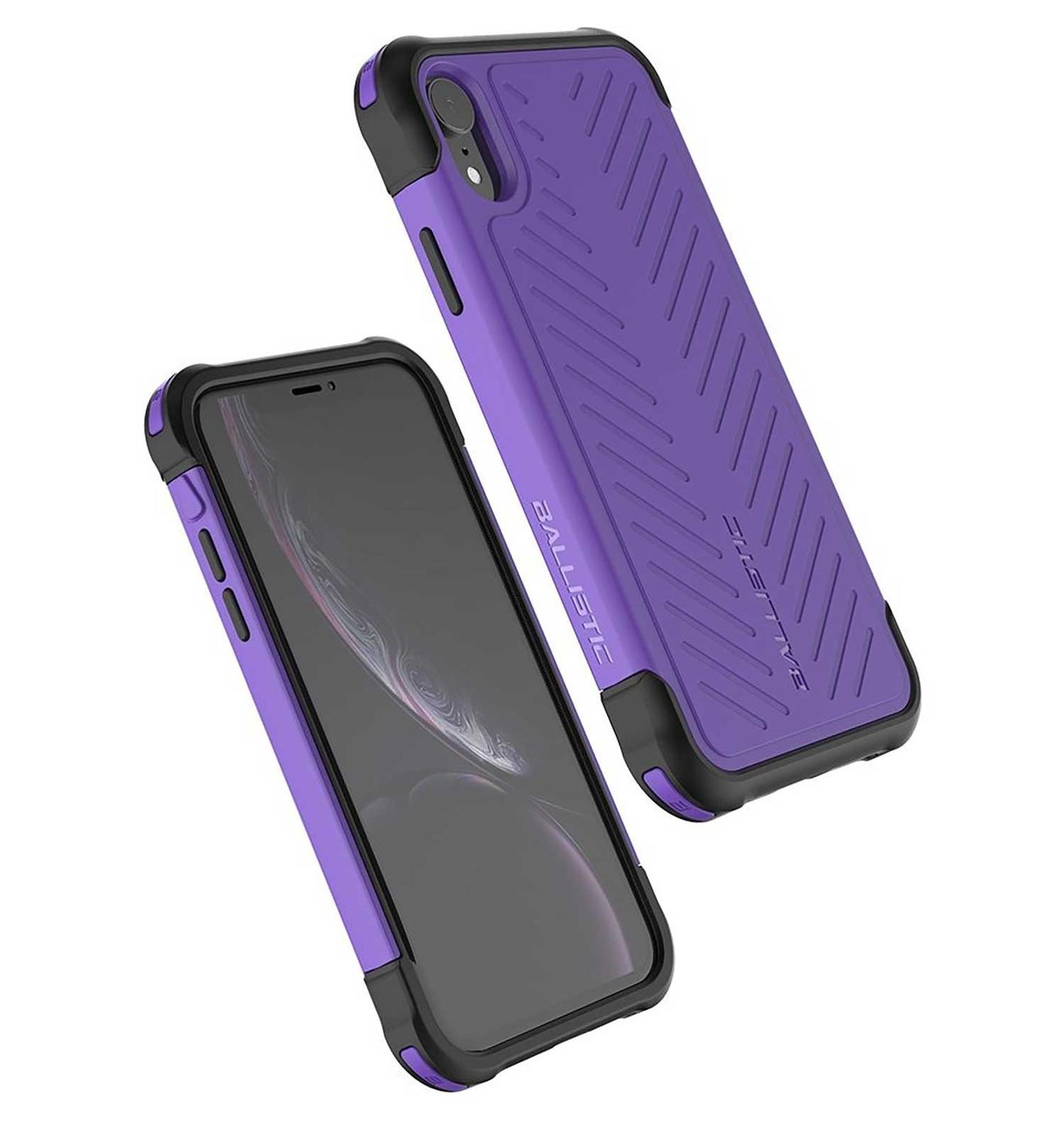 Foto 4 pulgar | Funda Ballistic Tj para Iphone Xr Púrpura