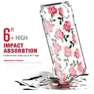 Foto 3 | Funda Ballistic Jewel Mirage Rosas para iPhone XS Max Protector Uso Rudo
