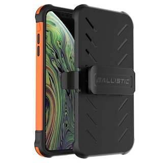 Foto 3 | Funda Ballistic Tj Maxx para iPhone XS Max Protector Uso Rudo con Clip y Mica color Anaranjado