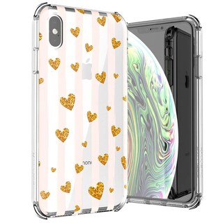 Foto 1 | Funda Ballistic Jewel Mirage Corazones para iPhone XS/X Protector Uso Rudo